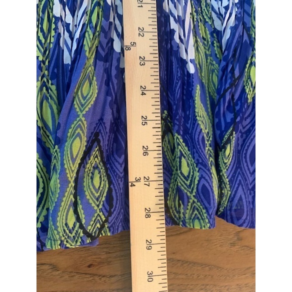 NEW Maggie Barnes Tunic Womens 2X Turquoise Artsy Cottage Core Plus‎ Size - Picture 10 of 16